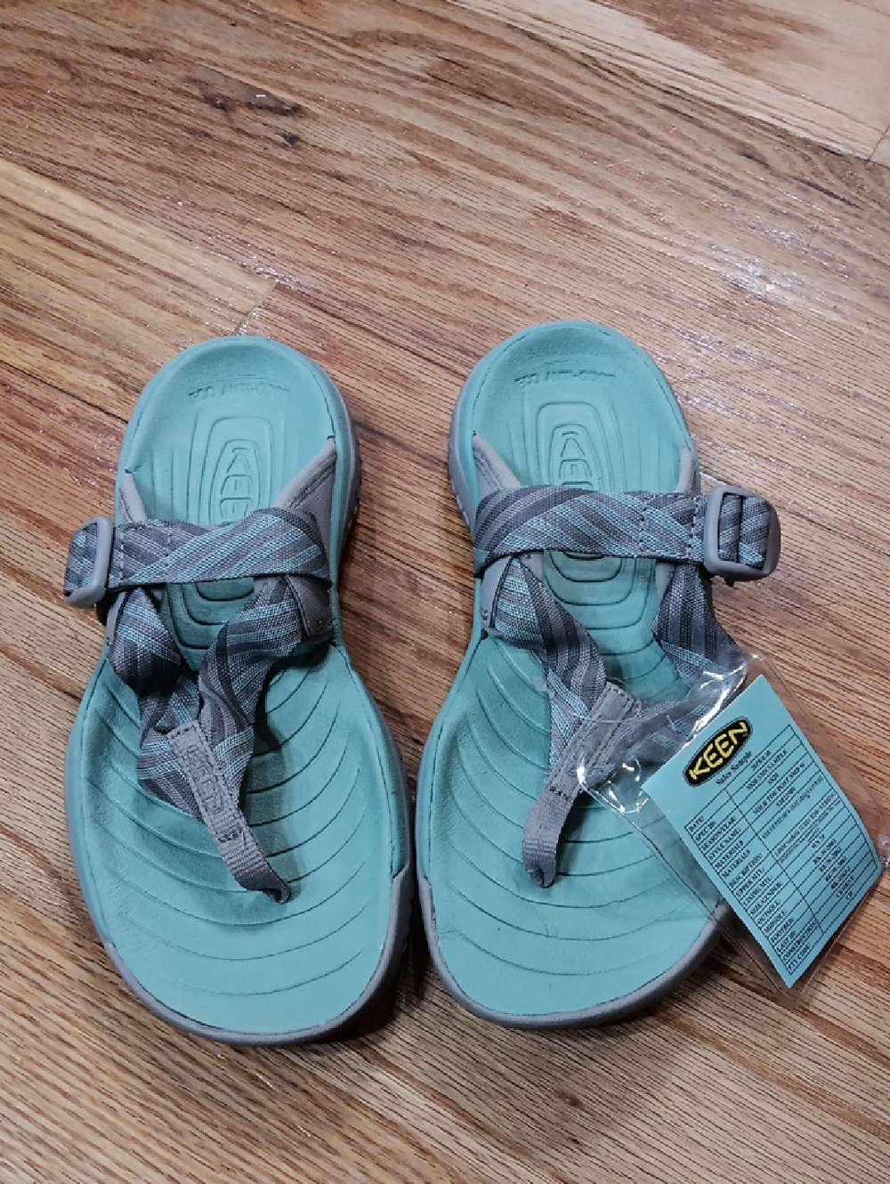 Keen Aqua Teal and Gray Women's Sport Sandals-Size 7